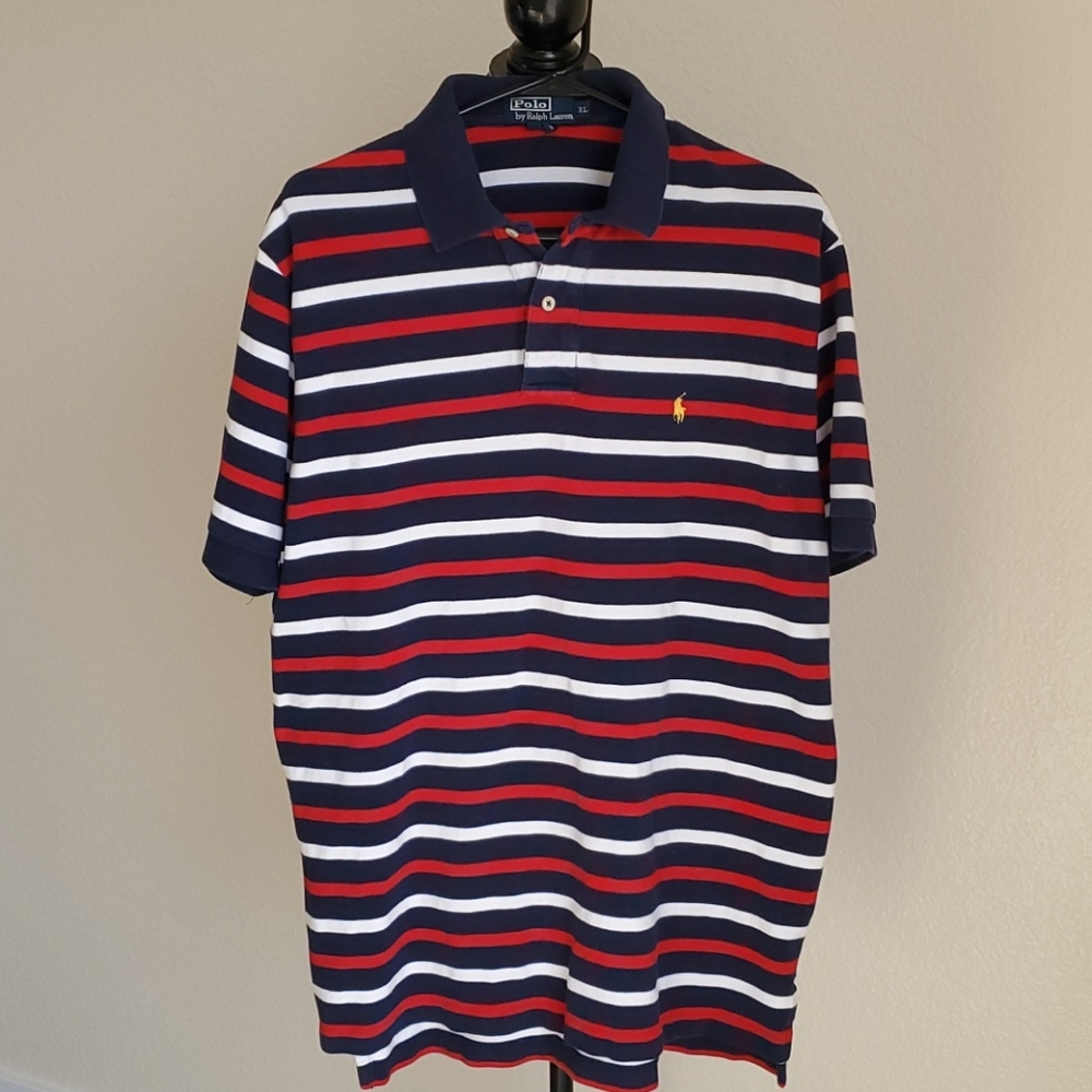 Men's collar polo shirt